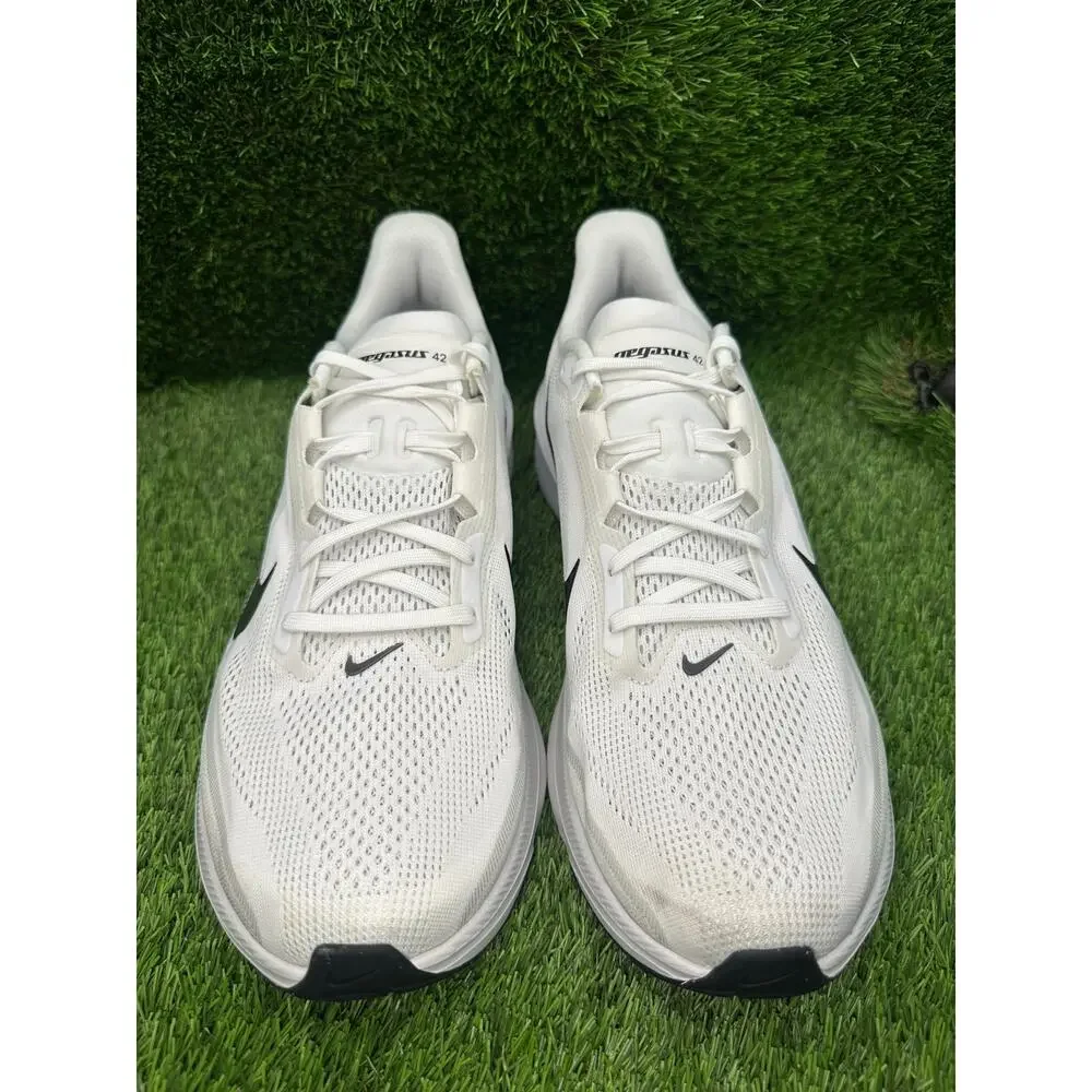 Nike Pegasus 42 IB1873-101 Athletic Sneaker Men's 14 White Mesh Gym Road Running